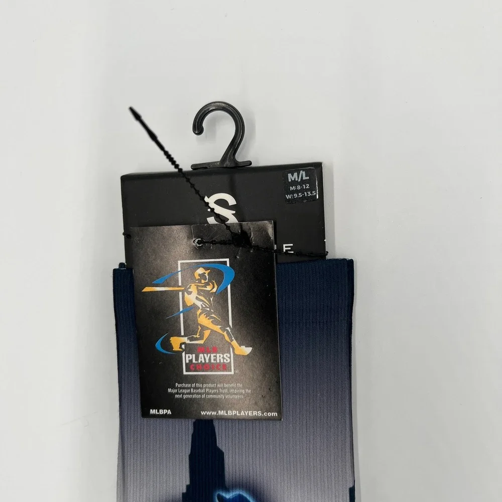 Strideline Aaron Judge New York Yankees MLB Crew Socks Navy White Size M/L‎ NWT
